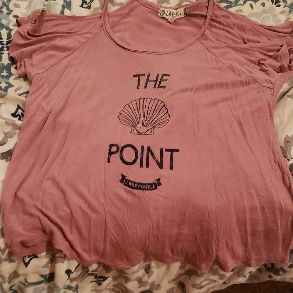 Off the shoulder or shoulder cut out